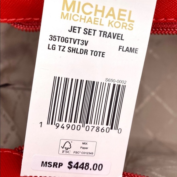 Michael Kors large Tote Shoulder
Bag Flame - Picture 7 of 11
